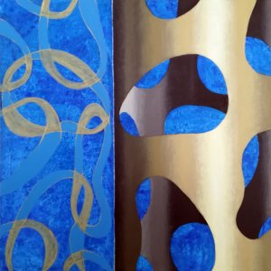 Open buis, 2020, acrylverf op doek, 60 x 60 cm