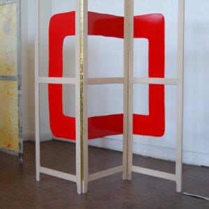 Project Oranda-E Leiden, 2009, hout + gelakt hout, ca. 200x180cm